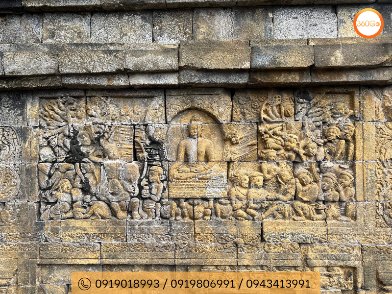 Đền Borobudur mang ý nghĩa sâu sắc về Phật Giáo - Du lịch 360Go